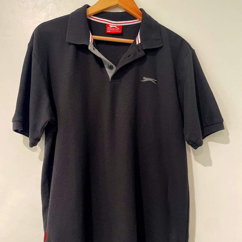 Slazenger Black Polo Shirt - Size L